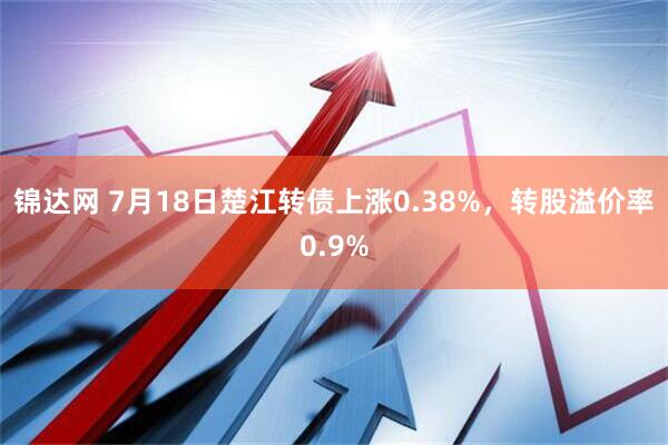 锦达网 7月18日楚江转债上涨0.38%，转股溢价率0.9%
